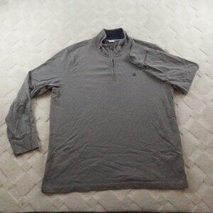 Brooks Brothers Quarter Zip Sweatshirt Mens 2XL Pull Over